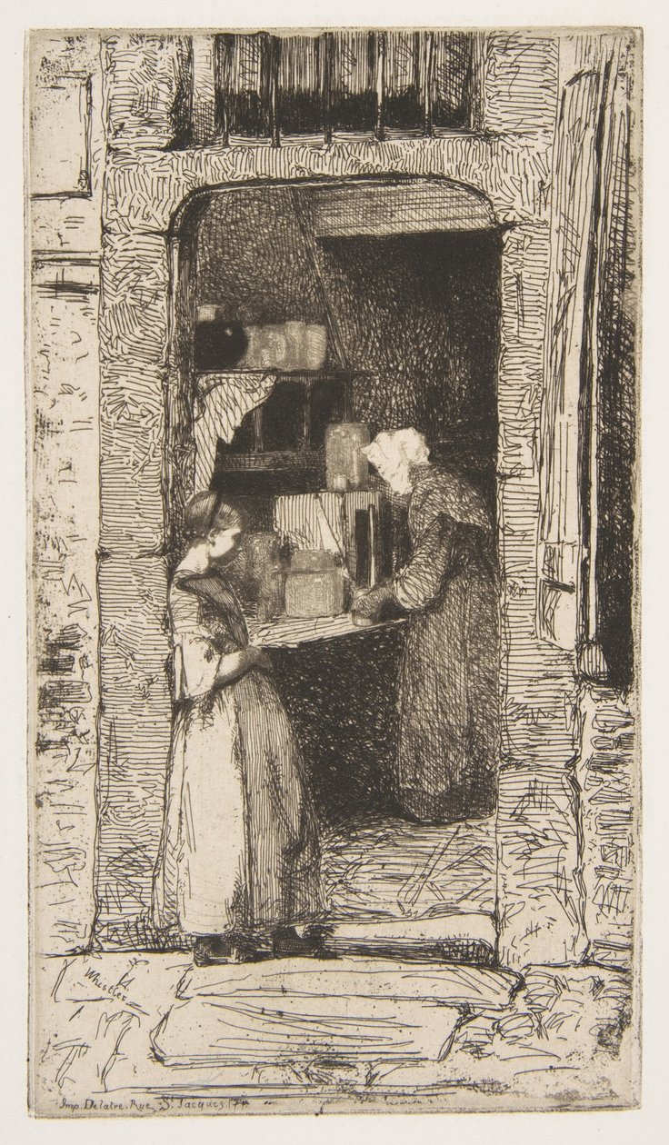 De mosterdverkoopster door James McNeill Whistler