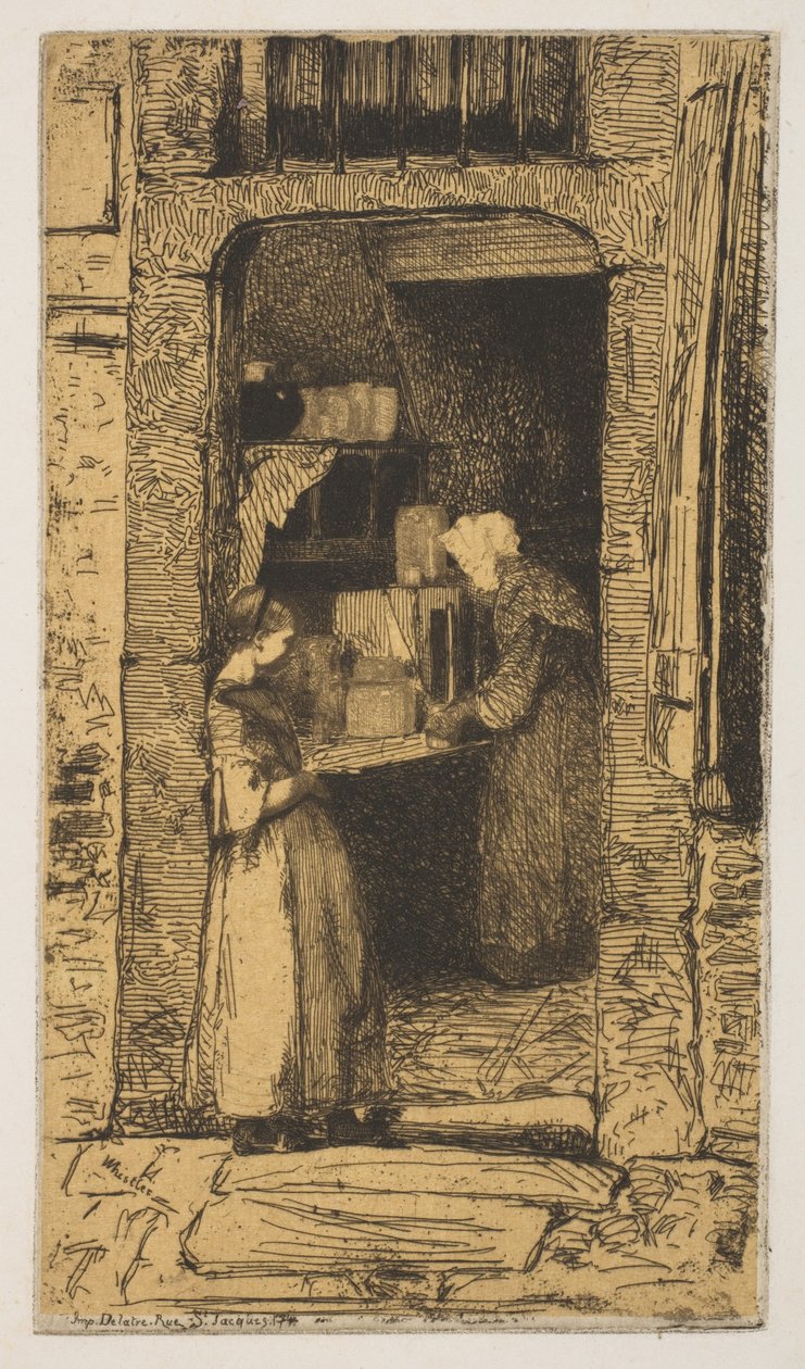 Die Senfverkäuferin door James McNeill Whistler