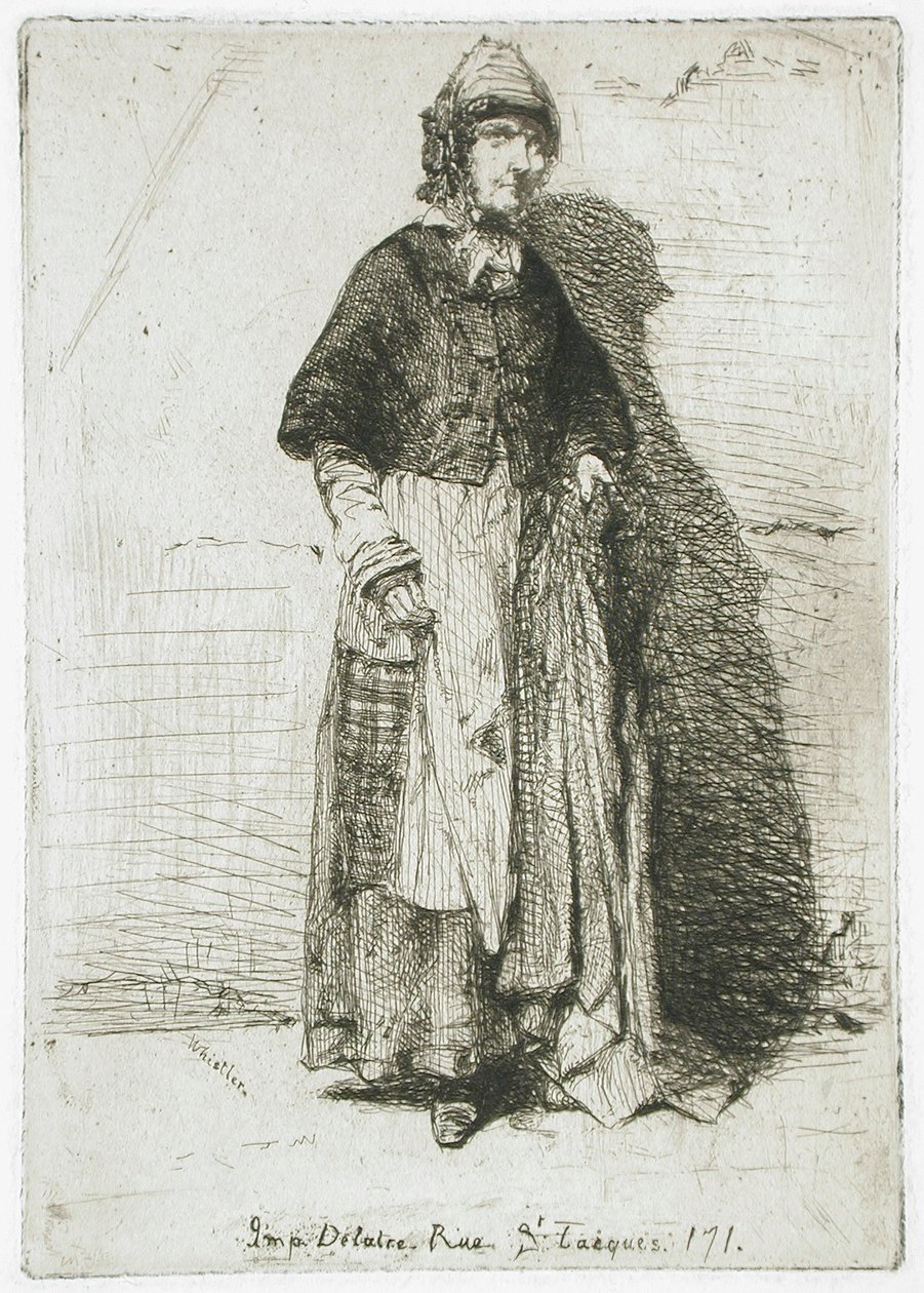 Moeder Gérard door James McNeill Whistler