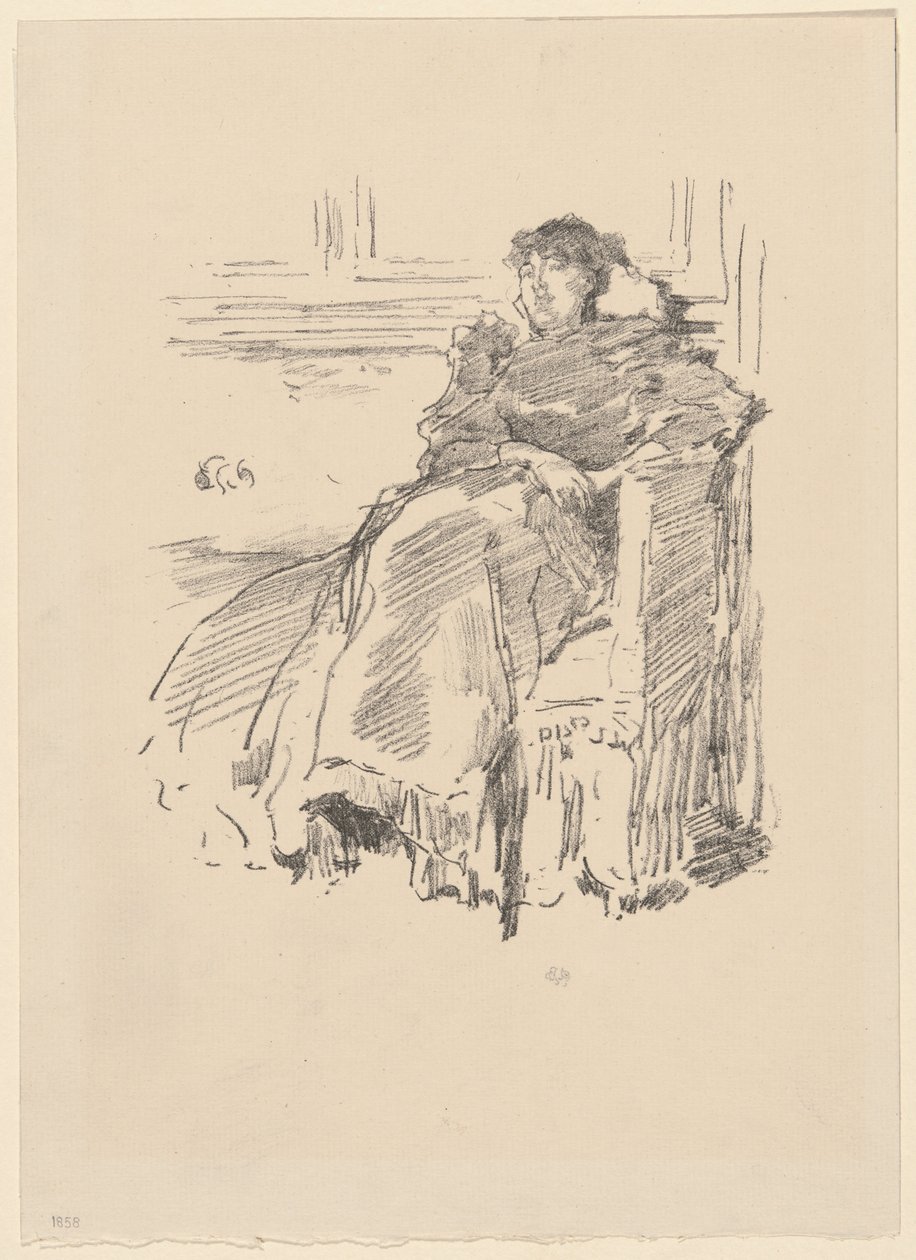 De rode jurk door James McNeill Whistler