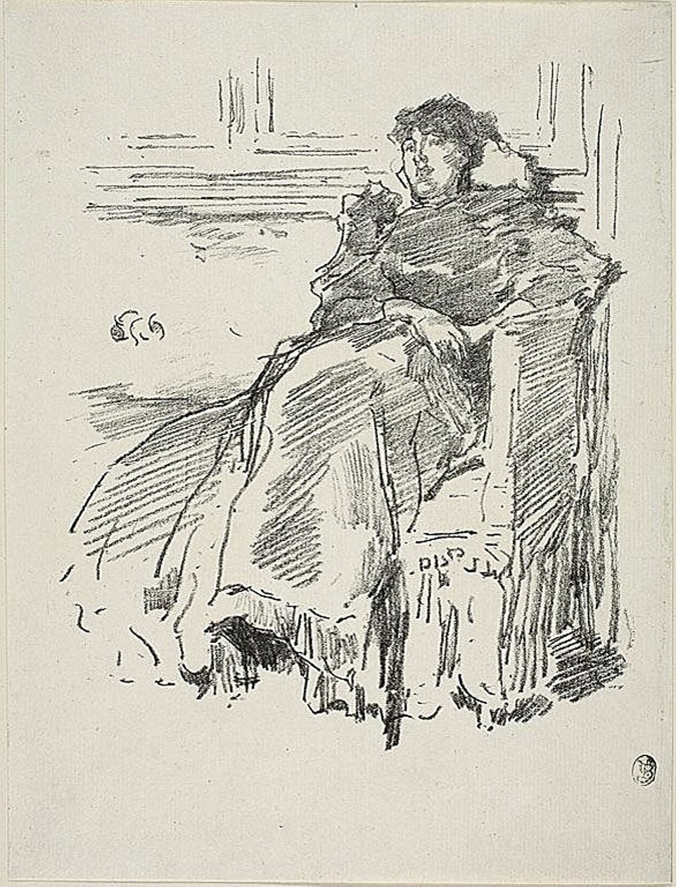 De Rode Jurk door James Abbott McNeill Whistler