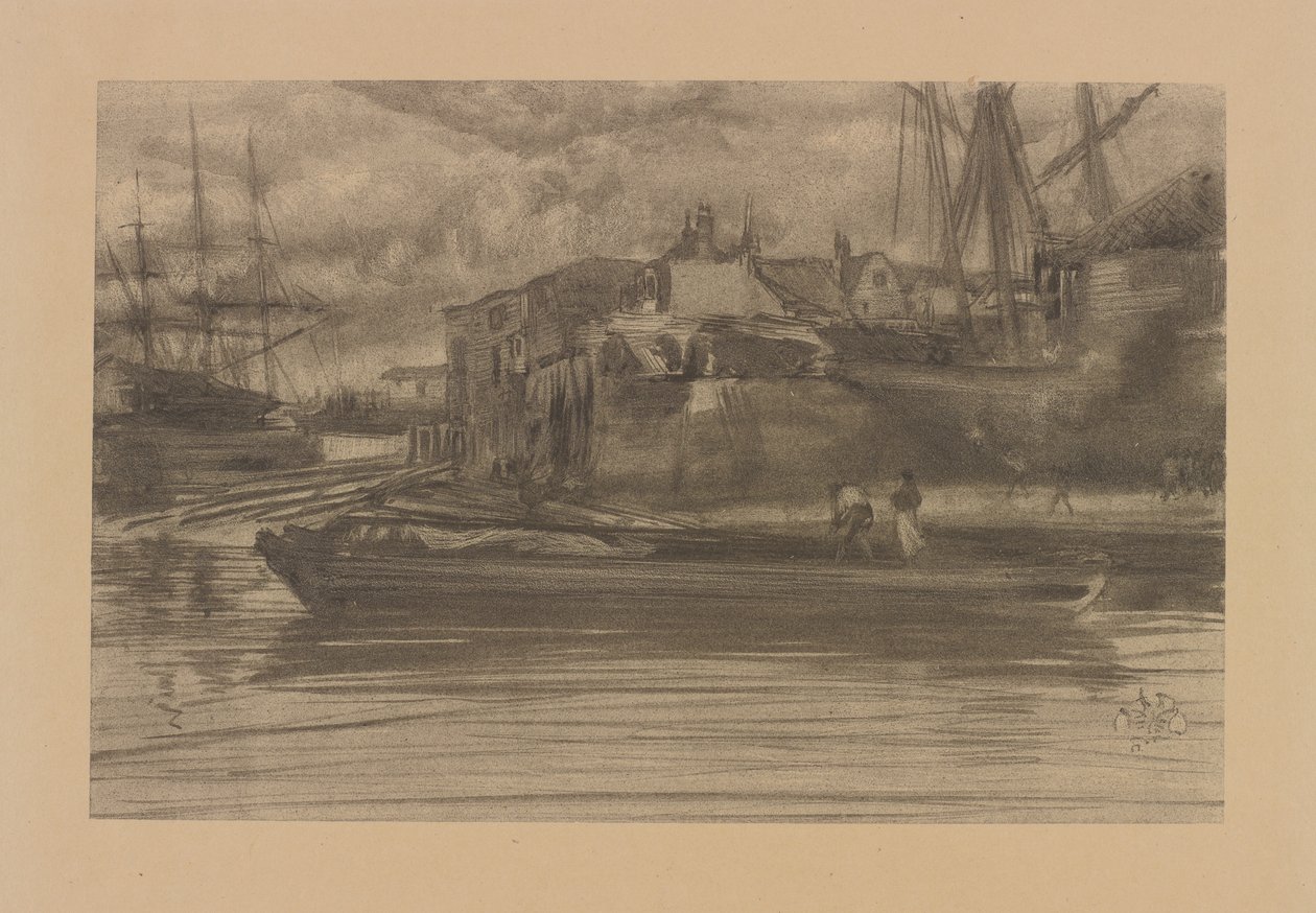 Limehouse door James Abbott McNeill Whistler