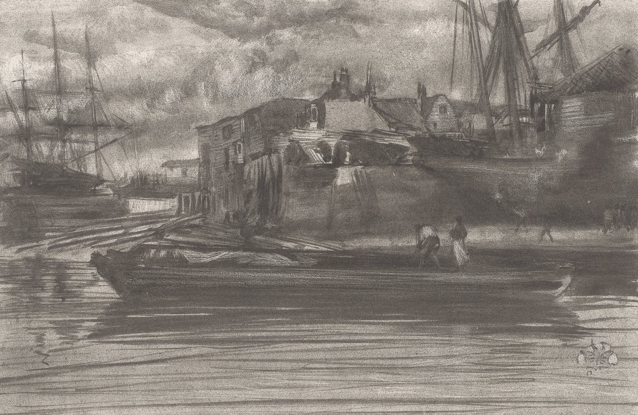 Limehouse door James Abbott McNeill Whistler