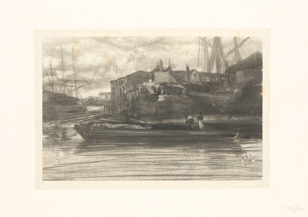Limehouse door James Abbott McNeill Whistler