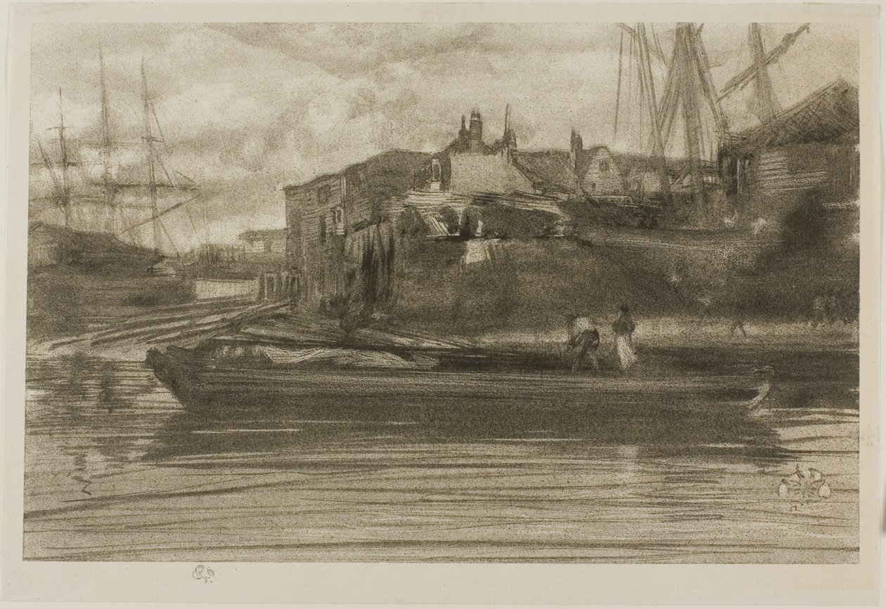 Limehouse door James McNeill Whistler