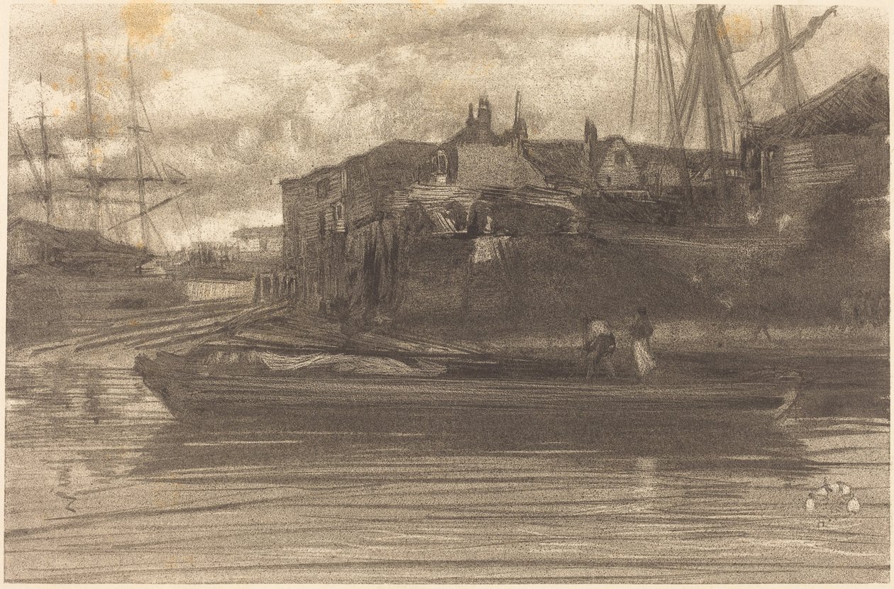 Limehouse door James McNeill Whistler