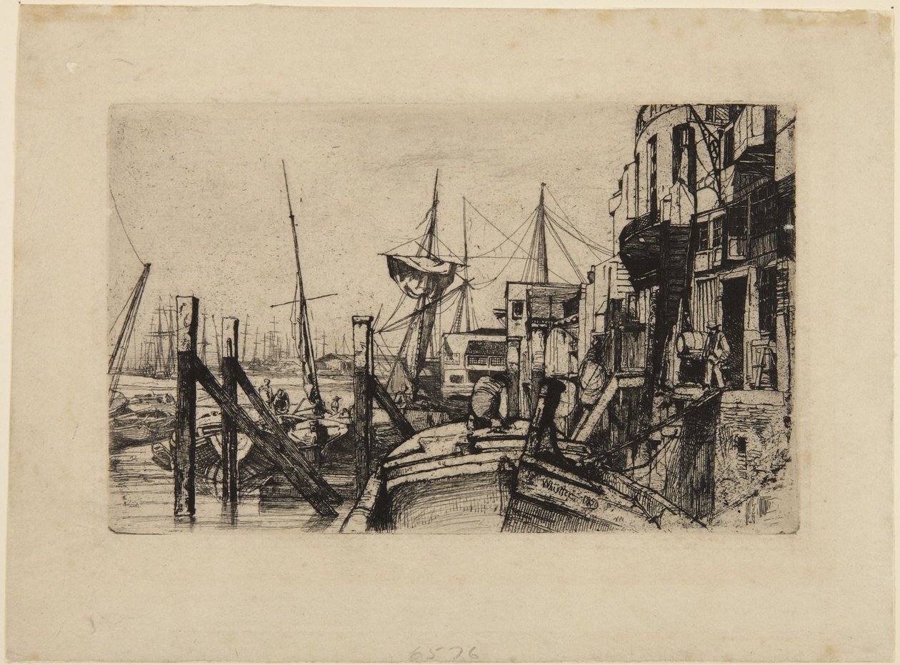 Limehouse door James McNeill Whistler