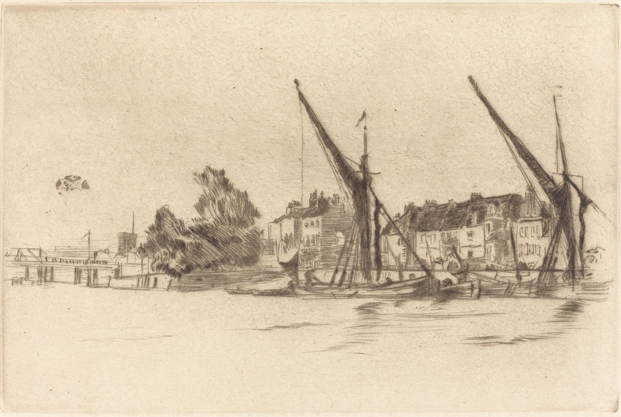Lindsey Huizen door James Abbott McNeill Whistler