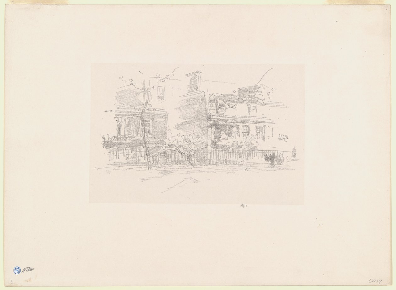 Lindsey Row, Chelsea door James McNeill Whistler