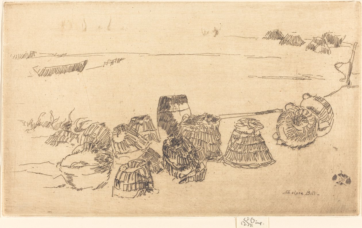 Kreeftenpotten door James Abbott McNeill Whistler