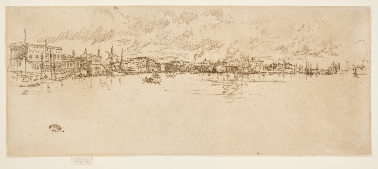 Lang Venetië door James McNeill Whistler