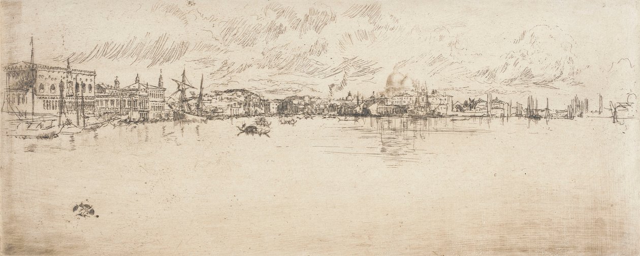 Lang Venetië door James McNeill Whistler