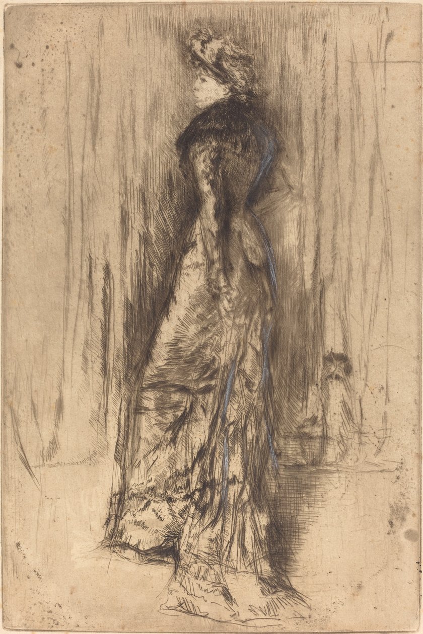 Maud, Staand door James Abbott McNeill Whistler