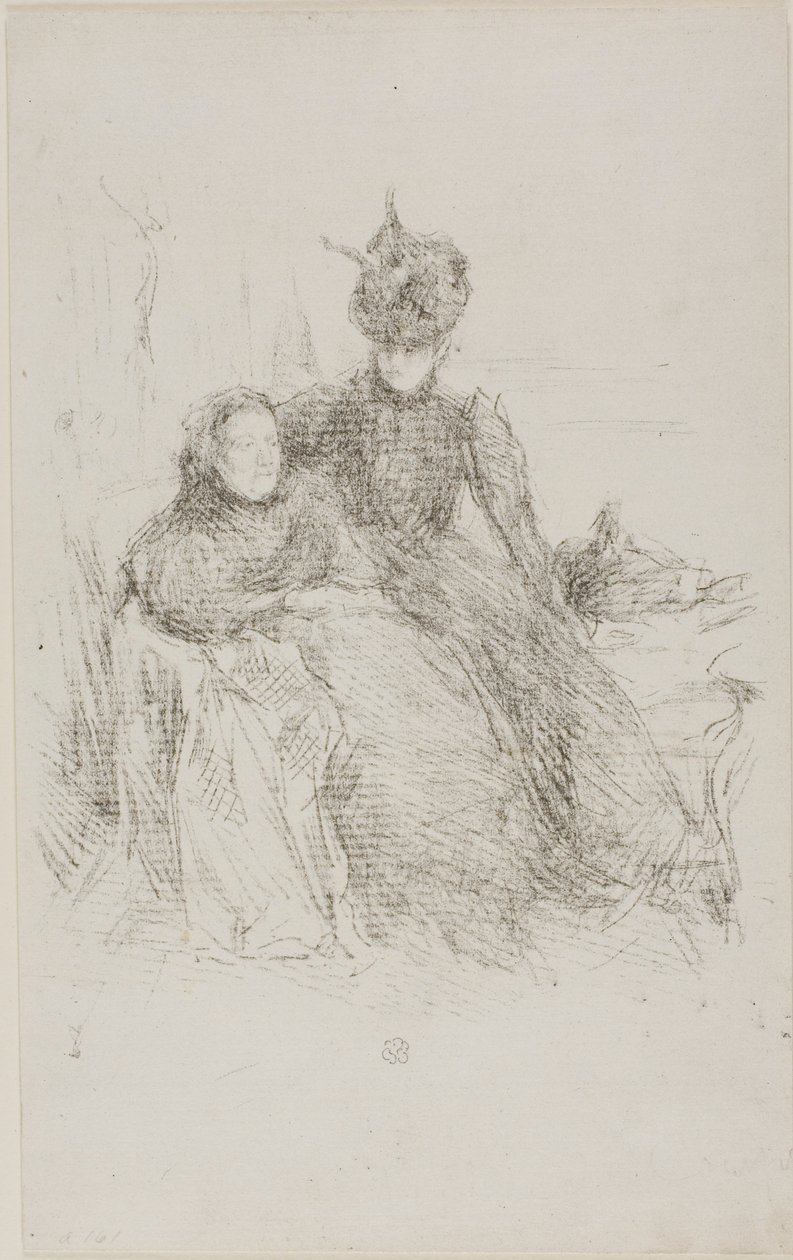 Moeder en Dochter door James McNeill Whistler
