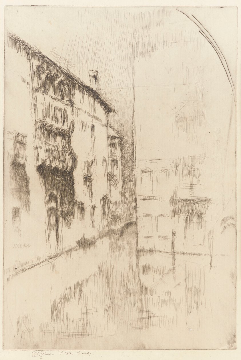 Nocturne: Paleizen door James Abbott McNeill Whistler