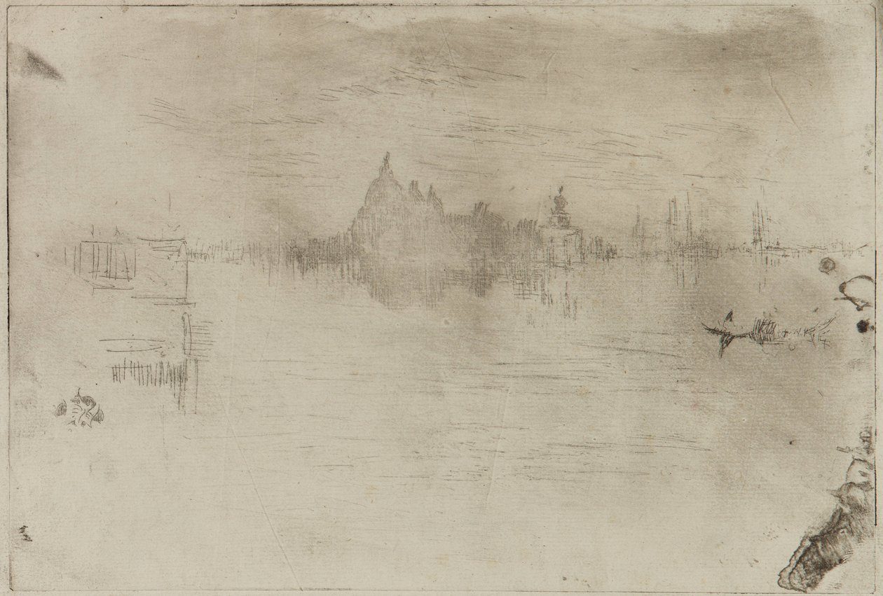 Nocturne: Salute door James Abbott McNeill Whistler
