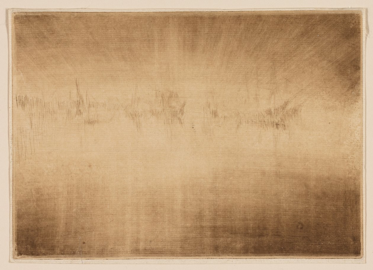 Nocturne: Verzending door James McNeill Whistler