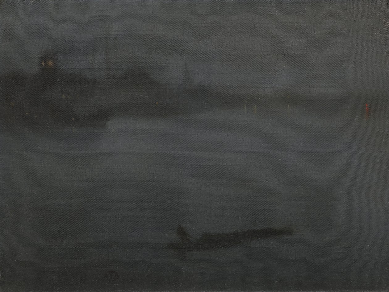 Nocturne in blauw en zilver door James Abbott McNeill Whistler