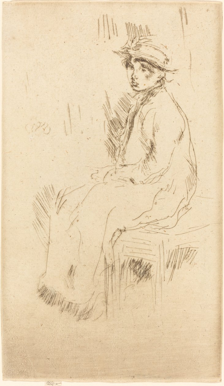 Nora Quinn door James Abbott McNeill Whistler