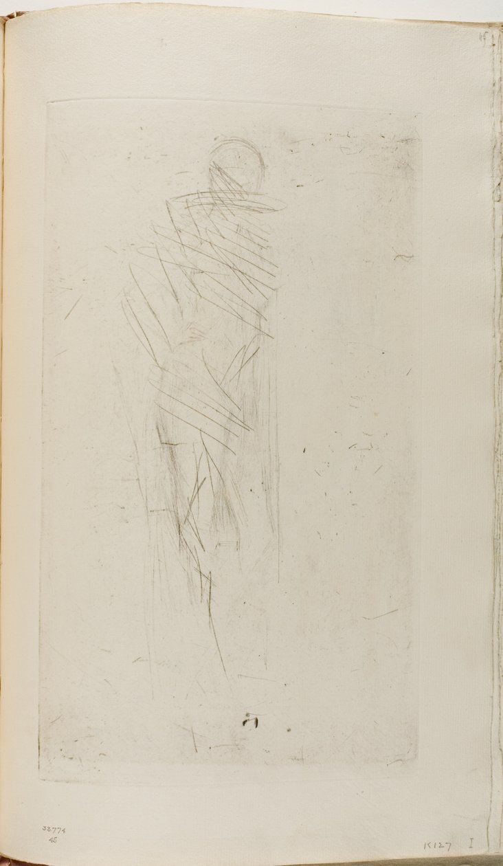 Naakt poseren door James Abbott McNeill Whistler