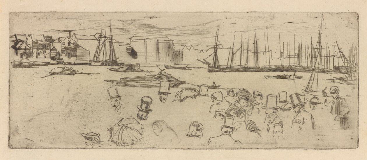 Penny Passagiers, Limehouse door James Abbott McNeill Whistler