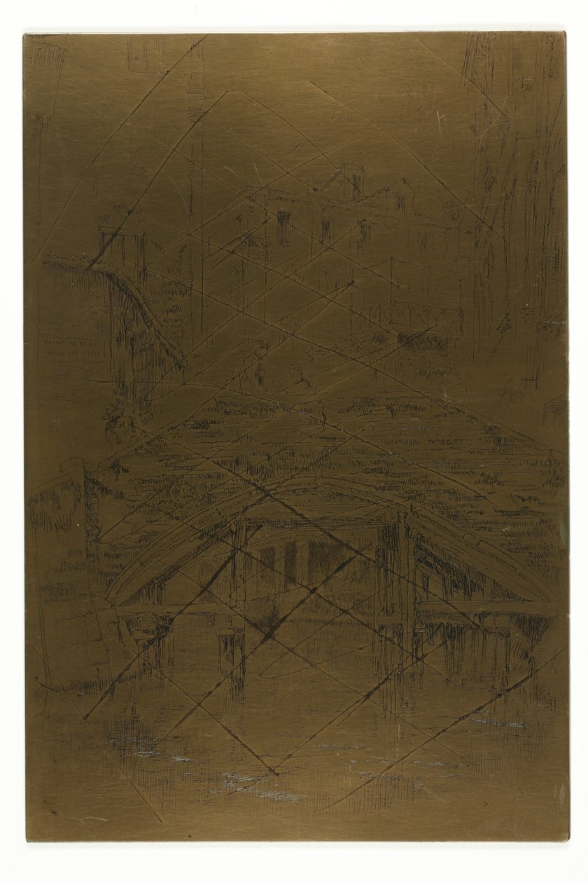 Ponte del Piovan door James Abbott McNeill Whistler