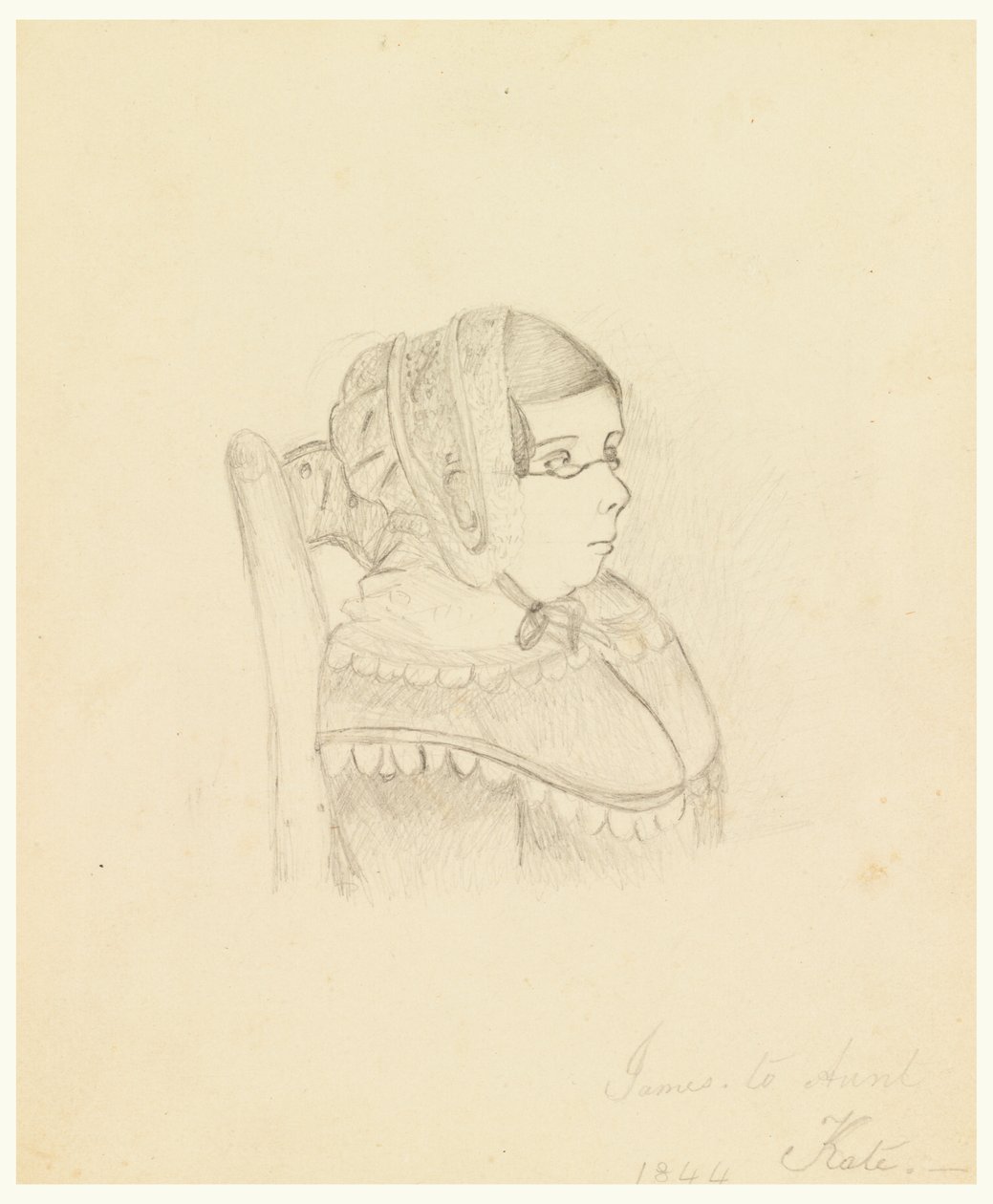Portret van Tante Alicia McNeill door James Abbott McNeill Whistler