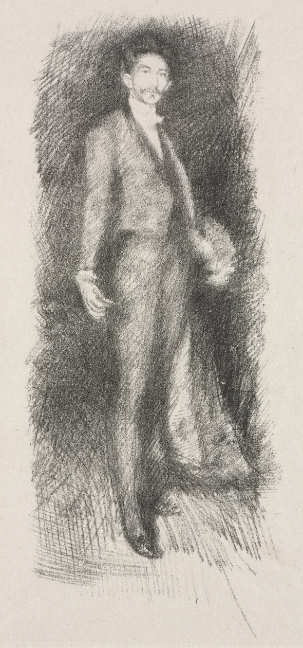 Portret van graaf Robert de Montesquiou door James McNeill Whistler