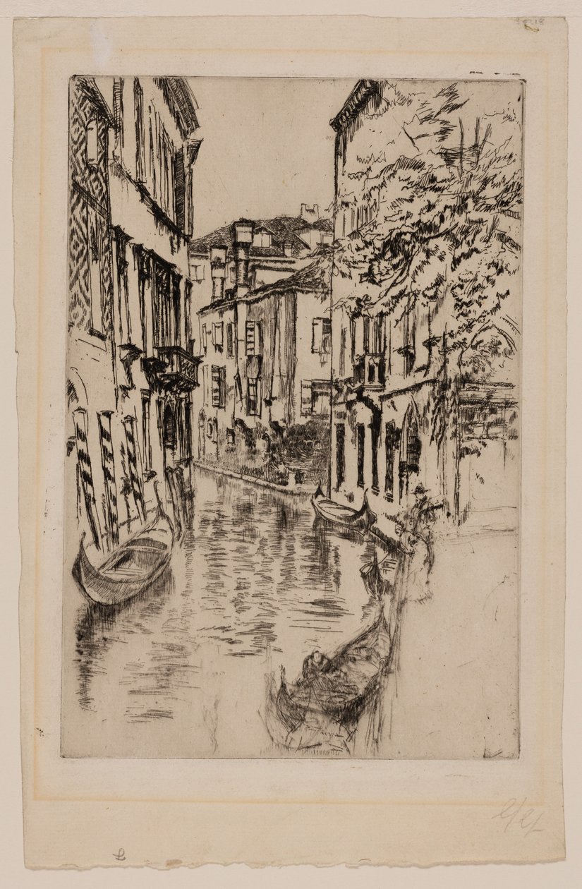 Rustig kanaal door James McNeill Whistler