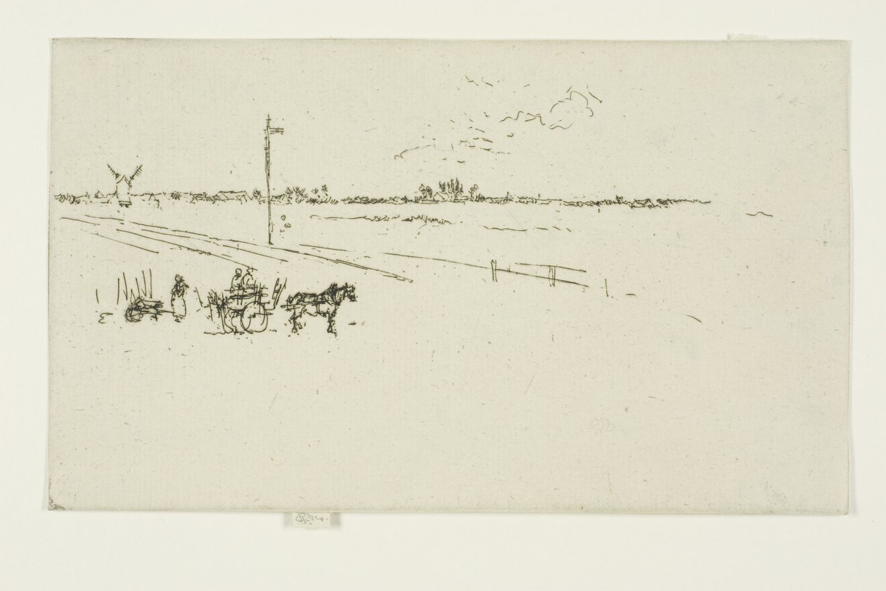 Treinstation, Voves door James Abbott McNeill Whistler