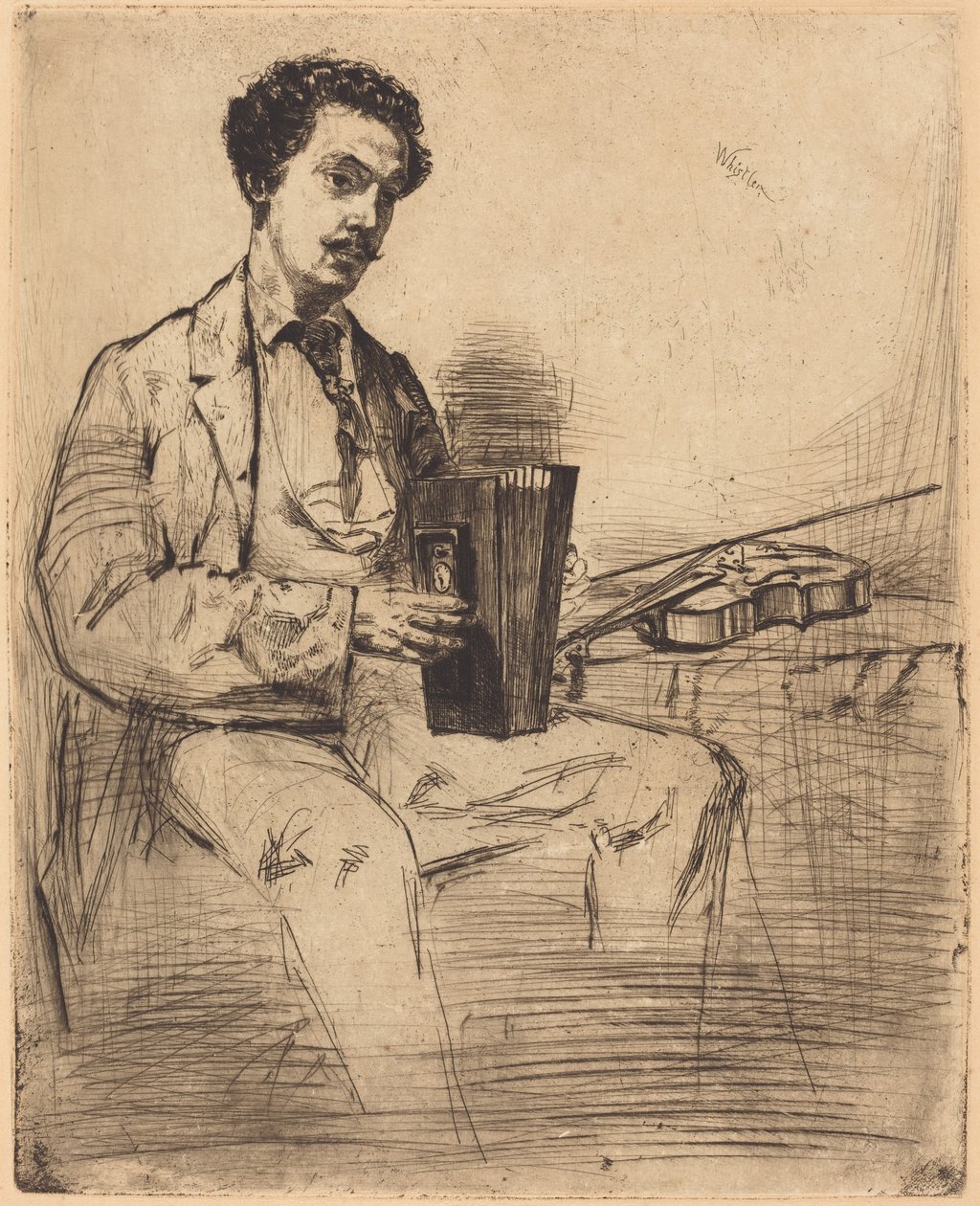 Ross Winans door James McNeill Whistler