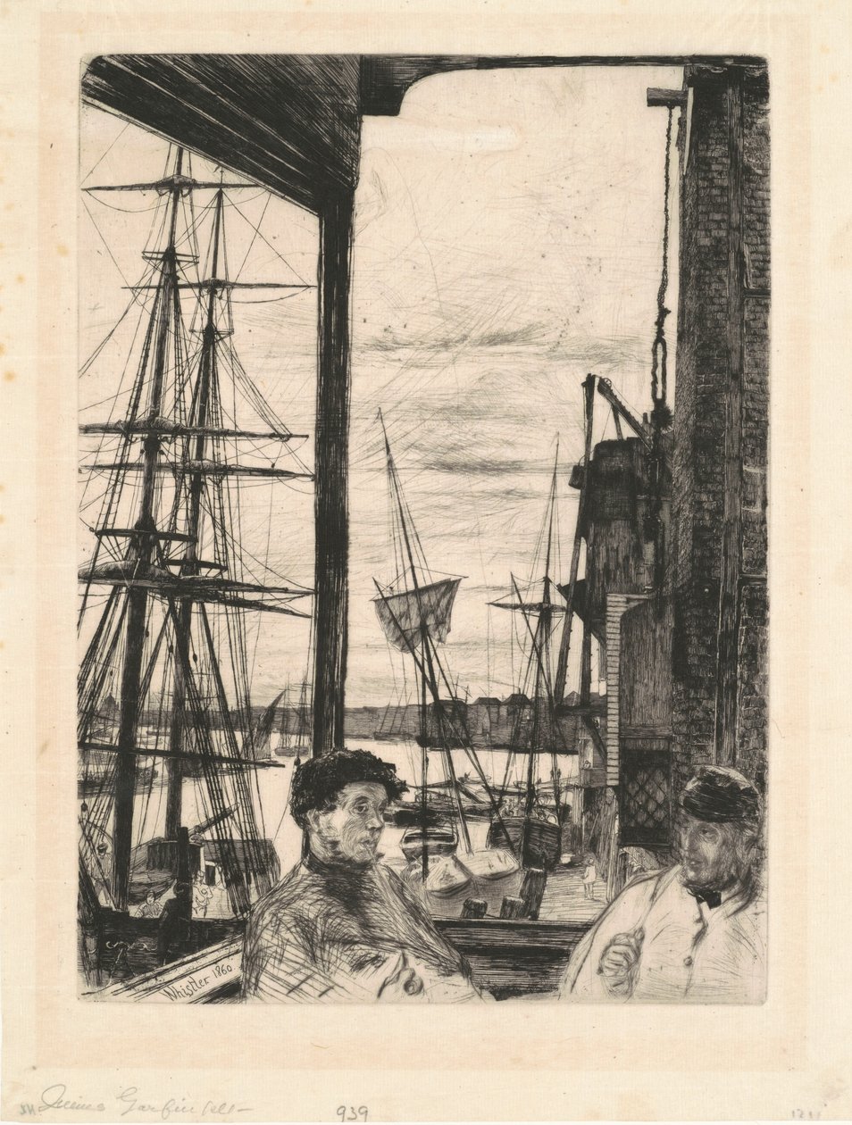 Rotherhithe door James Abbott McNeill Whistler