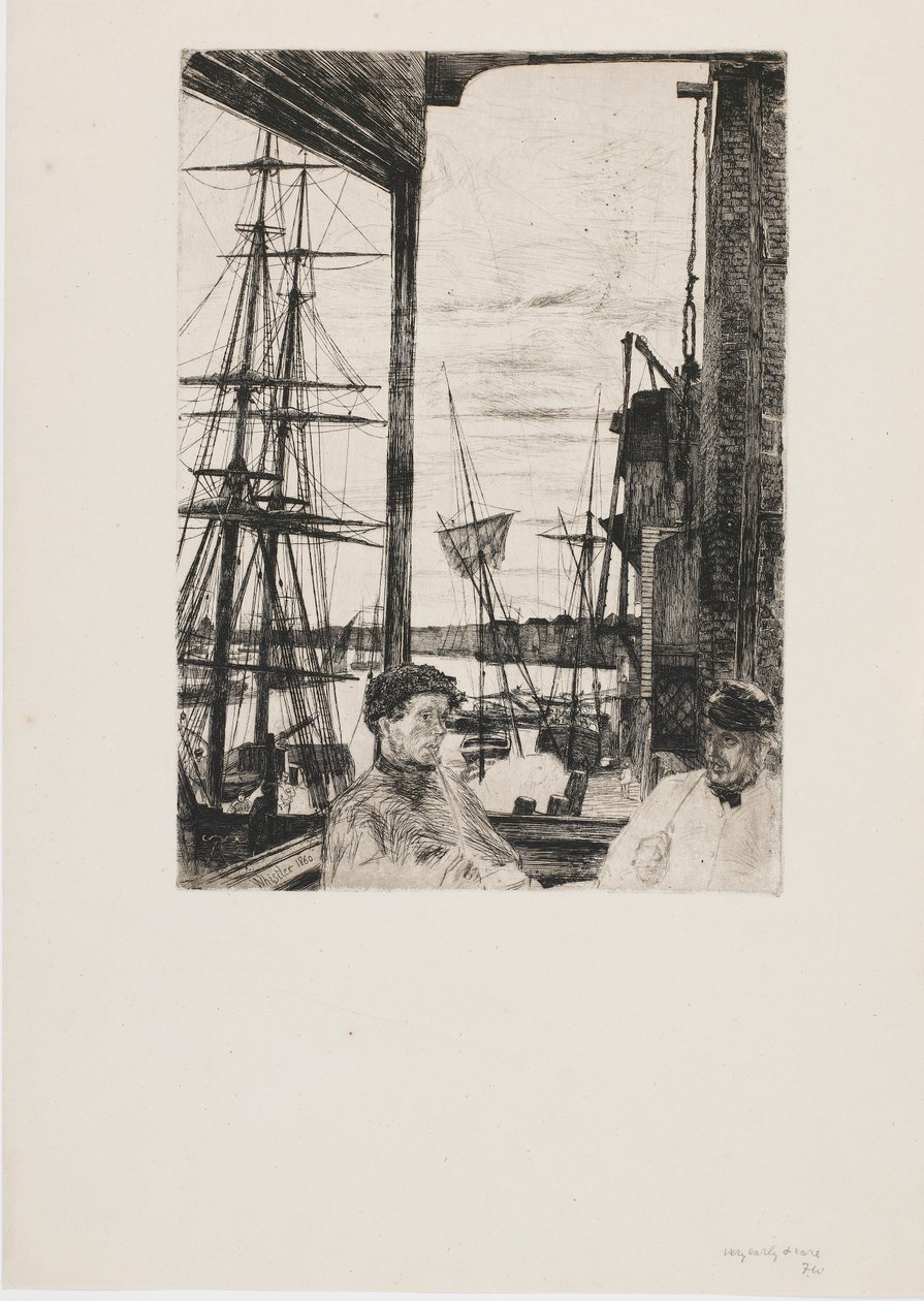 Rotherhithe door James Abbott McNeill Whistler