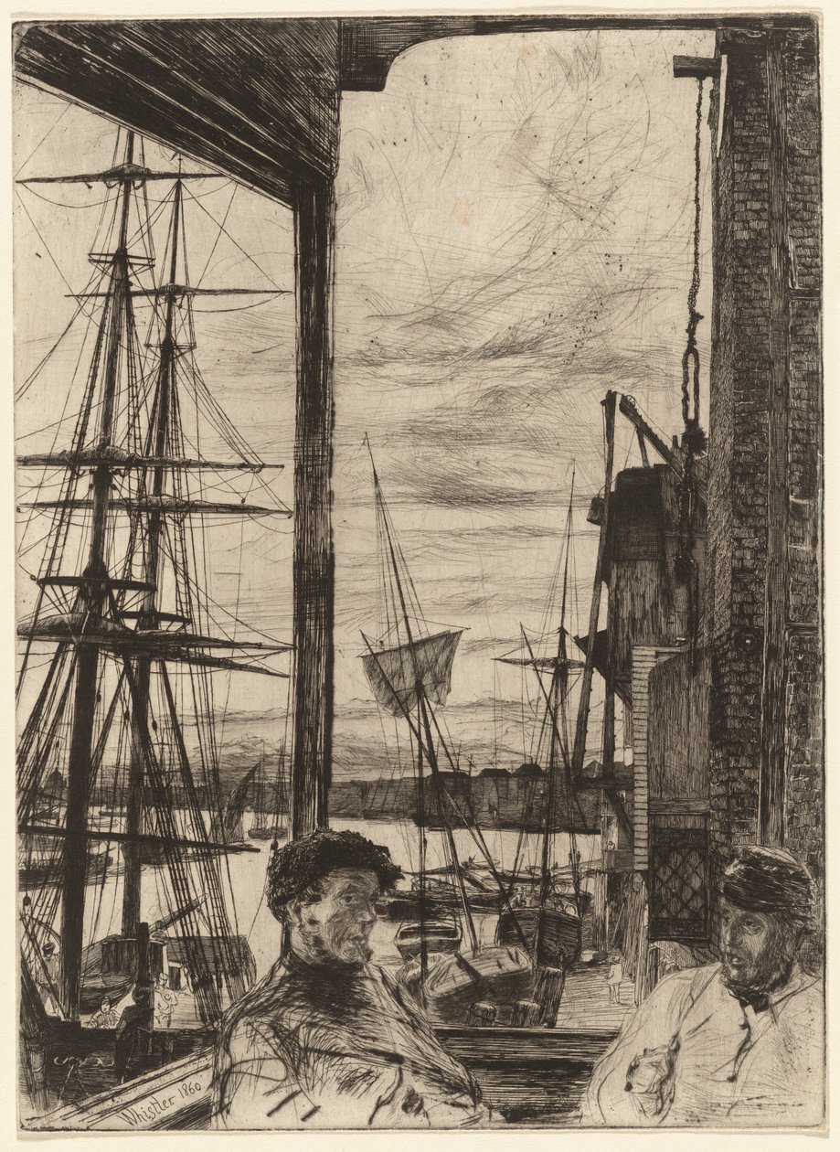 Rotherhithe door James McNeill Whistler