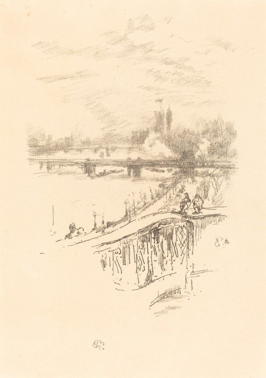 Savooiduiven door James Abbott McNeill Whistler