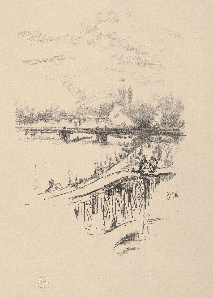 Savoy-duiven door James McNeill Whistler