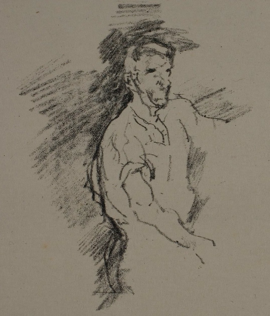 Schets van een smid door James Abbott McNeill Whistler