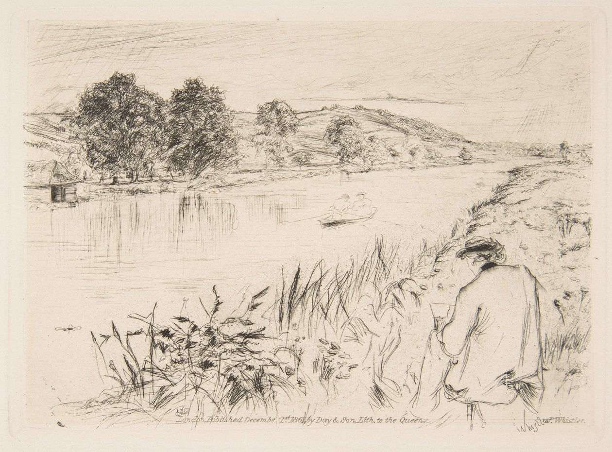 Schets, nr. 1 door James McNeill Whistler