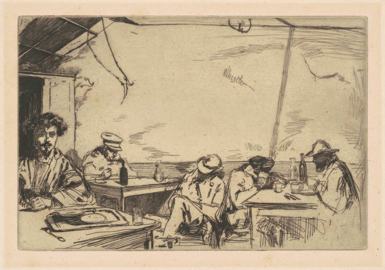 Soep voor Drie Sous door James Abbott McNeill Whistler