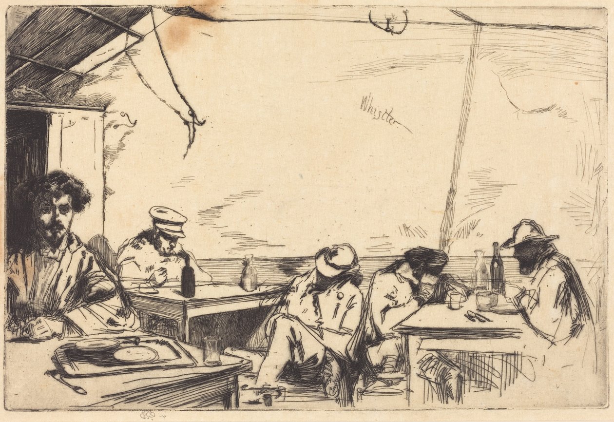 Soep voor drie sous door James McNeill Whistler