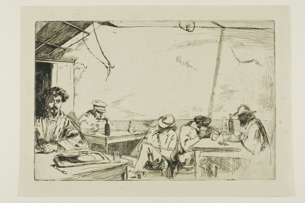 Soep voor drie sous door James McNeill Whistler