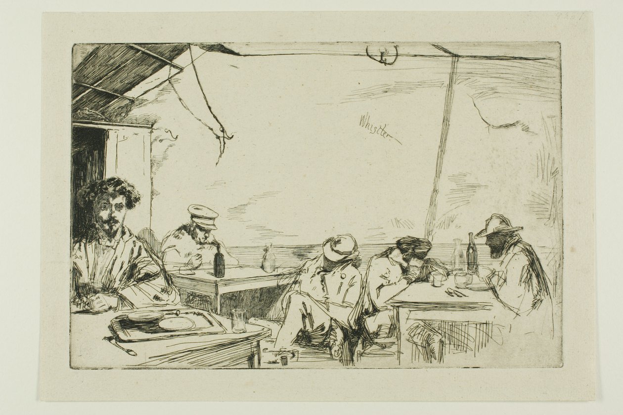 Soep voor drie sous door James Abbott McNeill Whistler