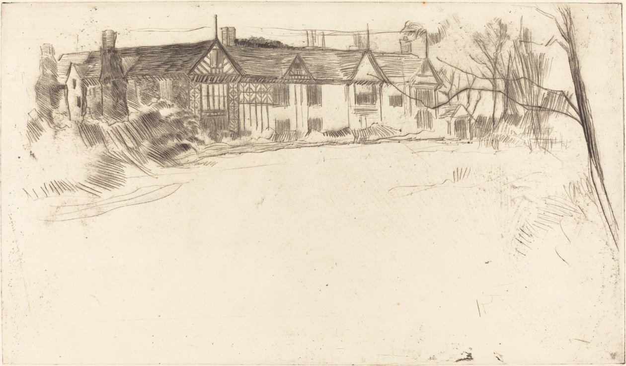 Speke Hall, Nr.2 door James Abbott McNeill Whistler