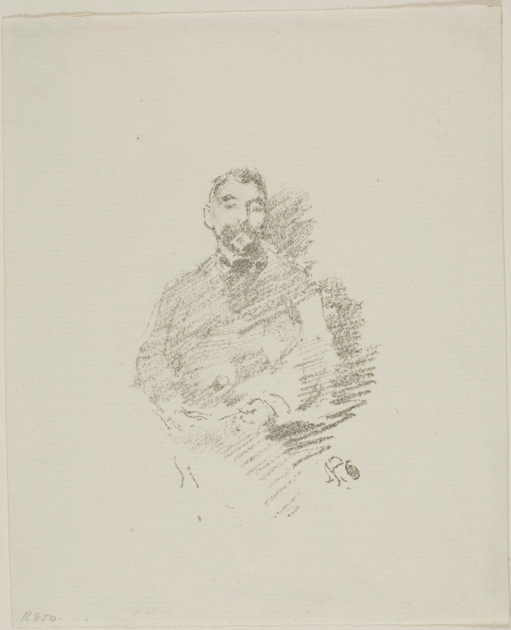 Stéphane Mallarmé door James McNeill Whistler