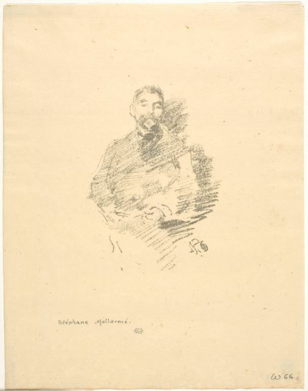 Stéphane Mallarmé door James Abbott McNeill Whistler