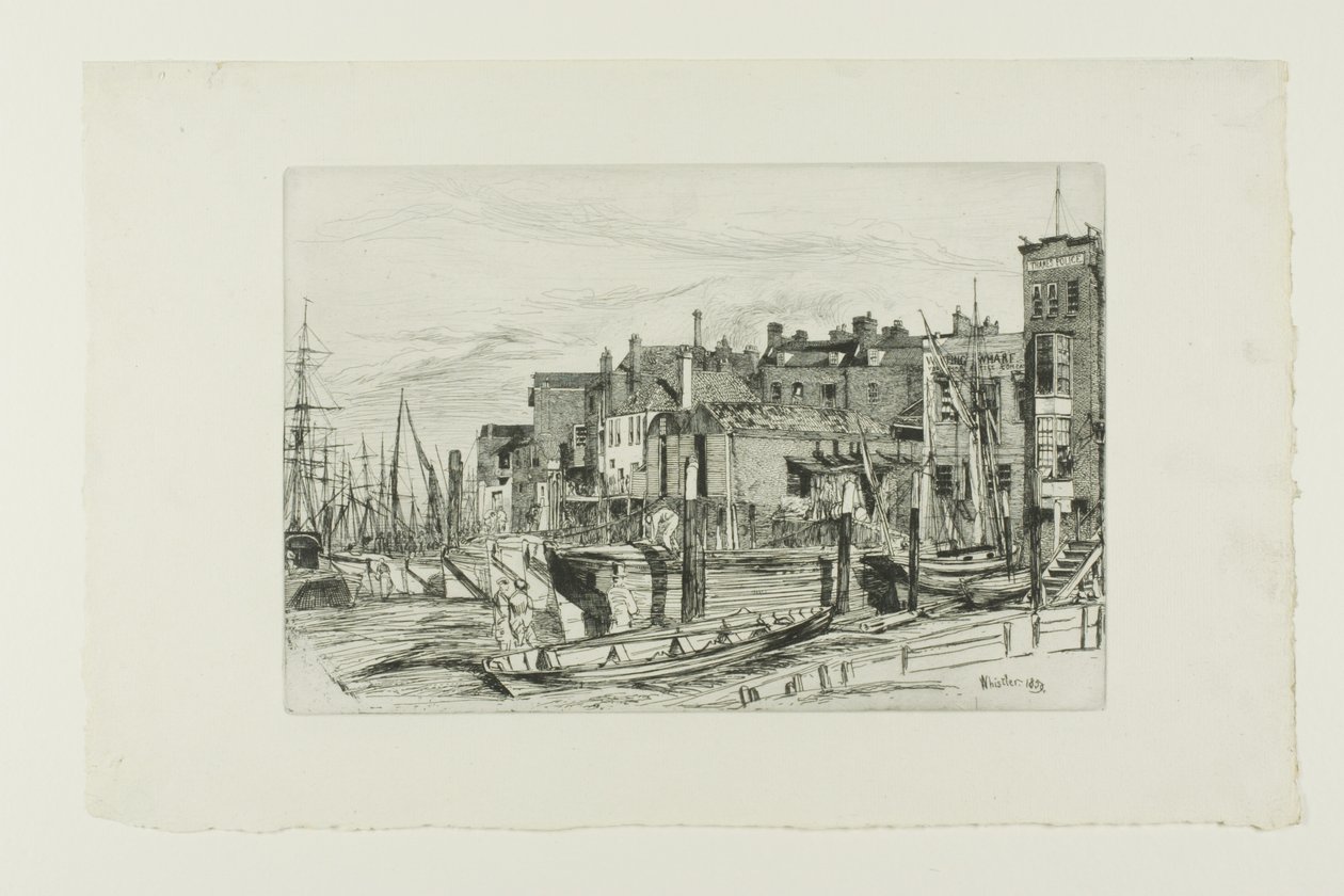 Thames Politie door James Abbott McNeill Whistler