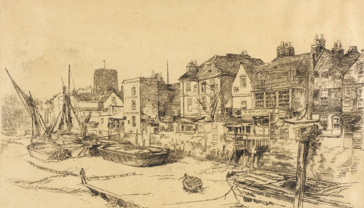 De „Adam en Eva“, Old Chelsea door James McNeill Whistler