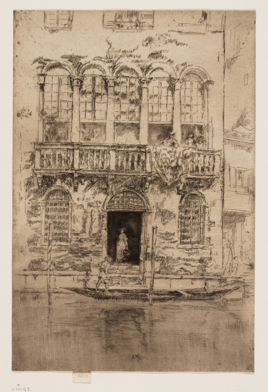 Het balkon door James Abbott McNeill Whistler