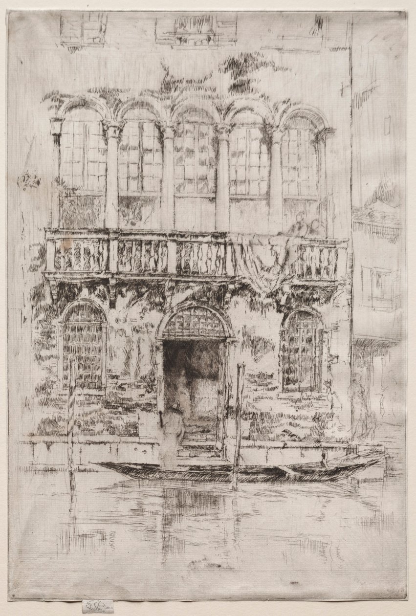 Het balkon door James McNeill Whistler