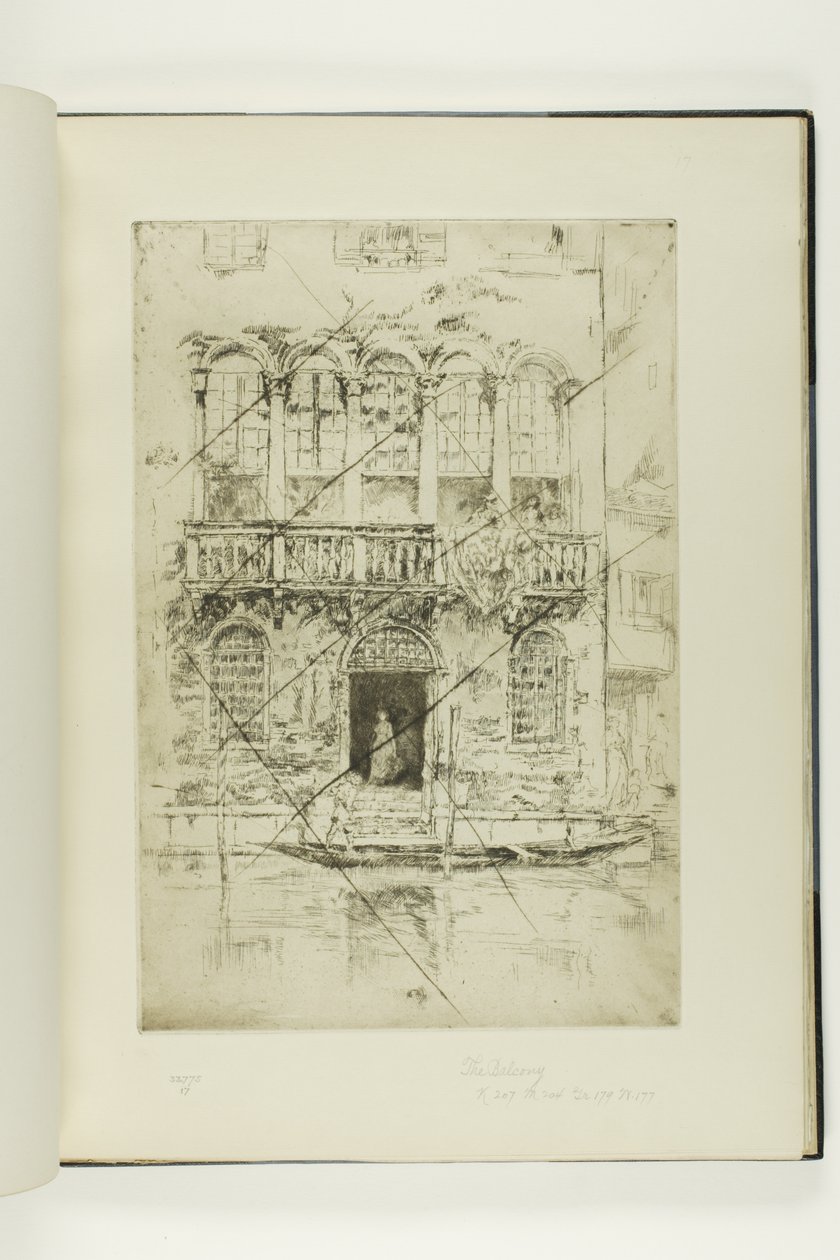 Het balkon door James McNeill Whistler